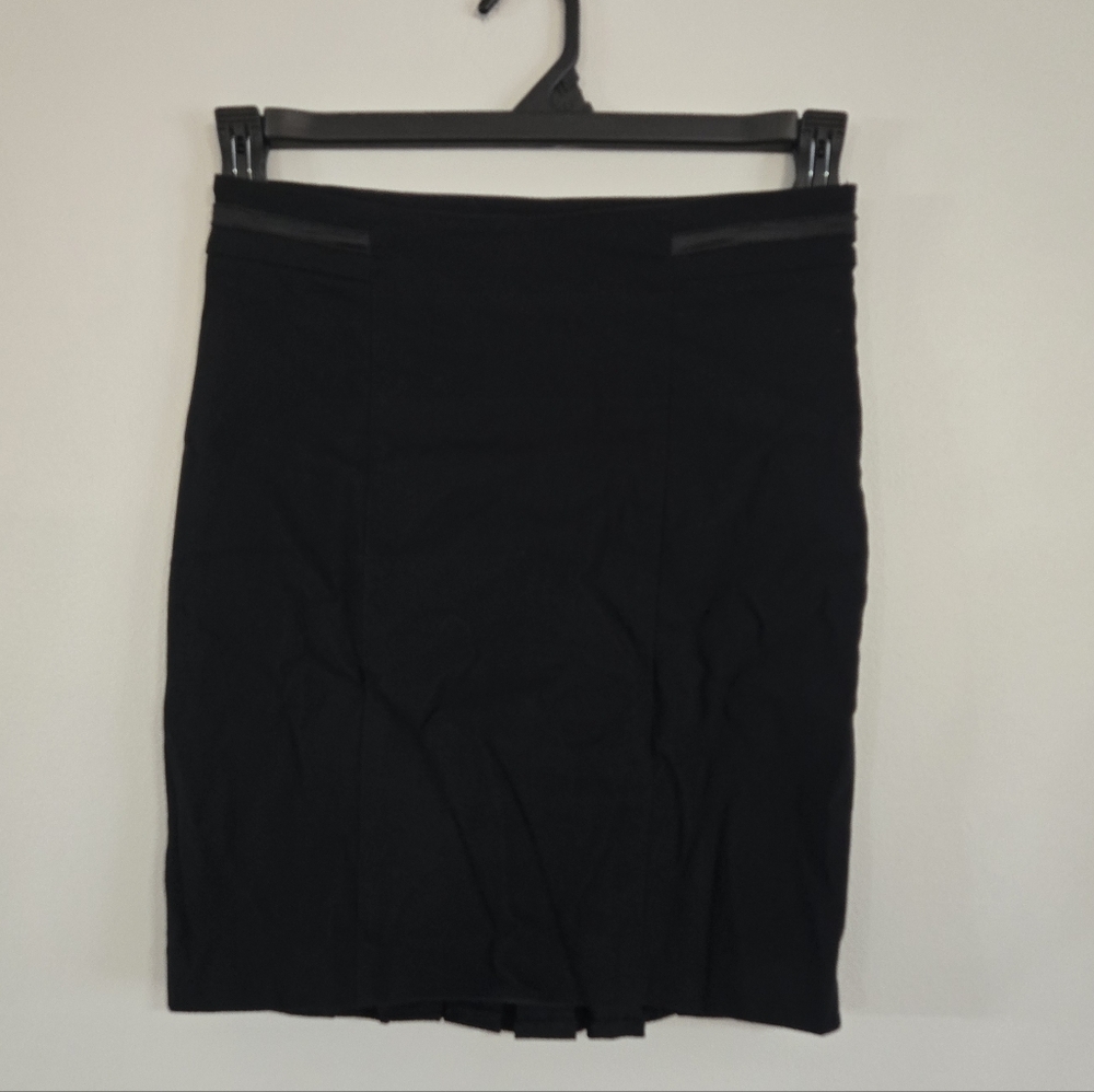 Vintage Bebe Elegant Black Pencil Skirt, Size 2